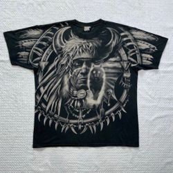 Liquid Blue 2K Wolf Dream Catcher Shirt 