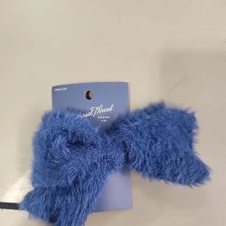 Fuzzy Bow Hair Barrette - Universal Thread™