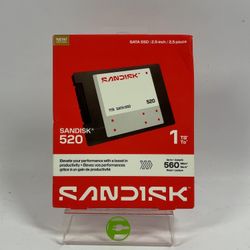 New SanDisk 2.5" SANDISK 520 1TB SATA 6Gb/s SSD SDSS51100TAB