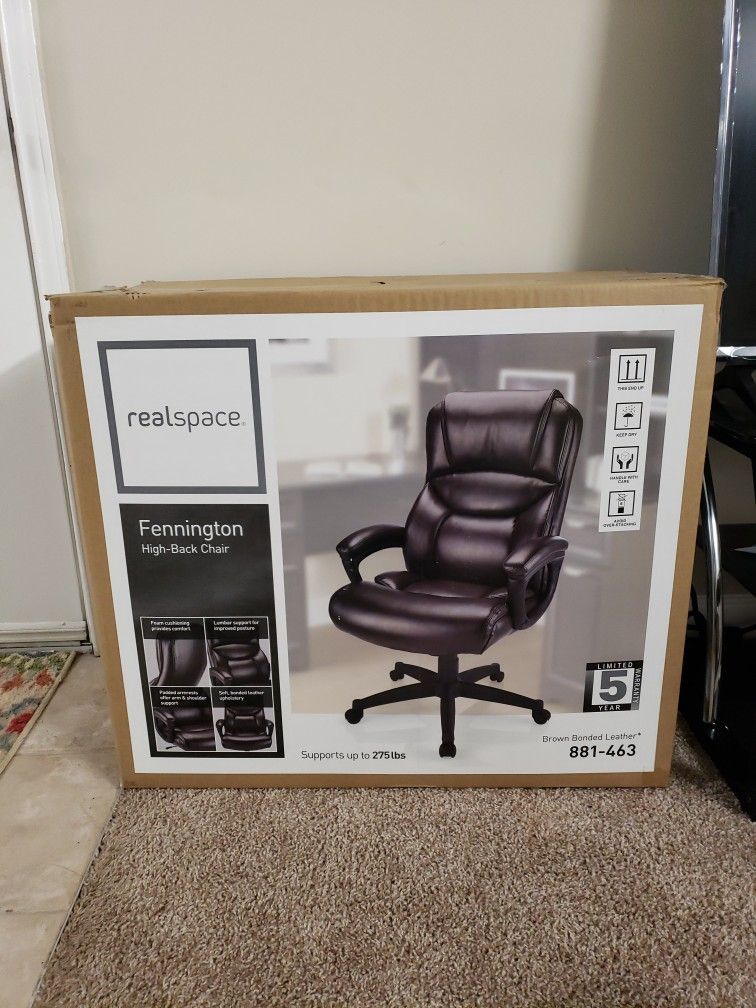 UNOPENED BOX - BRAND NEW - Real Space Office Chair