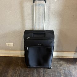 AmazonBasics Black Rolling Suitcase Luggage