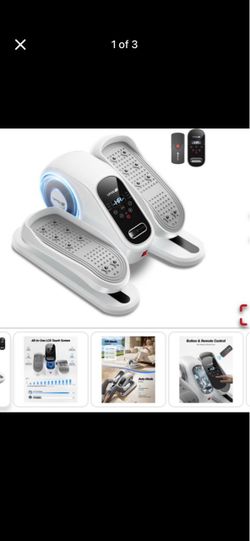 NEW UMAY Under Desk Elliptical- white