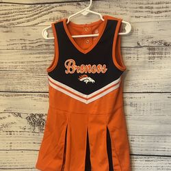 NFL Broncos Cheerleader Dress size 4t