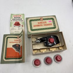 Singer Automatic Zigzagger 301 Vintage Sewing Machine with Box and Instructions
