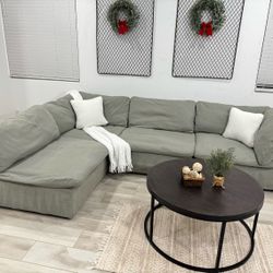 Grey Sectional Cloud Couch