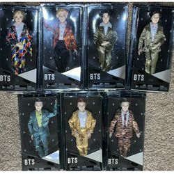 BTS Dolls Full Set of 7 From Mattel
