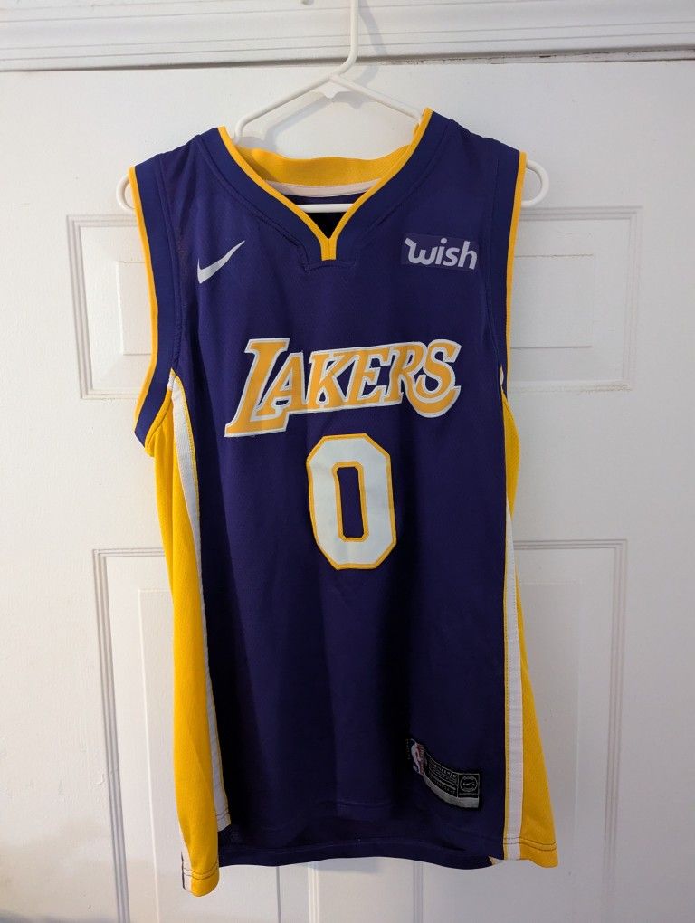 LA Lakers Classic Jerseys Kyle Kuzma #0 WISH NBA Jersey Men's Sz 48 Sewn XL