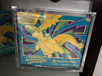 Pokémon TCG trading card game ascended heroes elite trainer box ETB PC Pokemon center with case sealed