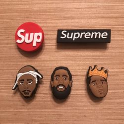 Croc Charms Nipsey Biggie Tupac Supreme