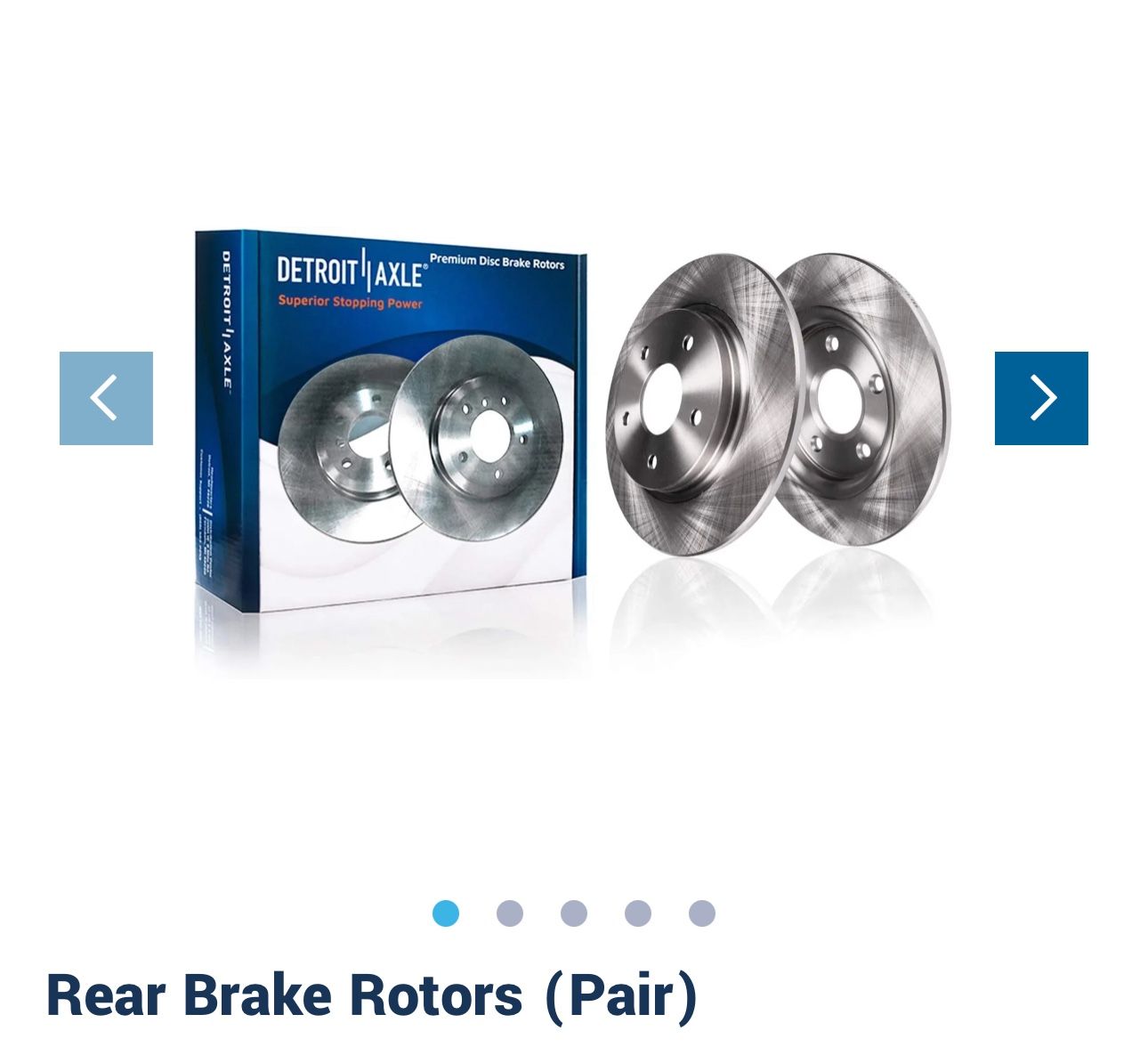 Rear Rotors For Ford- Mercury