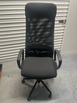 Black Mesh Office Chair - Adjustable - $75 OBO