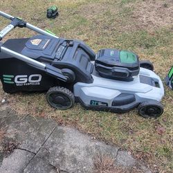 Ego Power 21"  Electric Self Propelled Lawnmower Battery And Charger Included