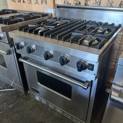 Viking 30” Stainless Steel Gas Range Stove