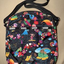 NWOT LeSportsac Disney It's A Small World Hawaiian Polynesian Paradise Crossbody