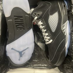 Jordan 5 Black Metallic Reimagined Size 11 New