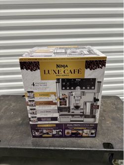Ninja Luxe Café Pro Espresso Machine & Drip Coffee Maker, Cold Brew, Hot Water, Integrated Tamper, Built-in Grinder ES701