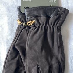 TIMBERLAND Leather Gloves for Men - Dark Chocolate / Dark Brown - XL (NWT,  Never Worn) Makes a nice gift 🎁!