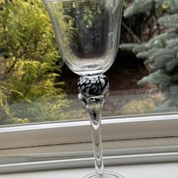 Glasses Italian Handblown Glass! NEW!