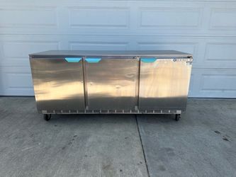 Beverage-Air 3-Door Undercounter Commercial Refrigerator