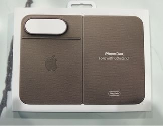 Apple iPhone Duo Folio case with Kickstand -Taupe