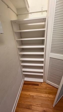 White Wood Shelving