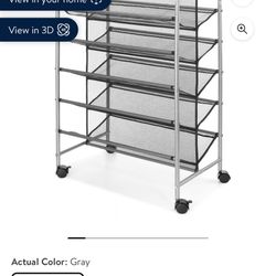 5 tier mesh rolling shoe rack hotsell