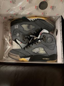NIKE JORDAN 5 OFFWHITE