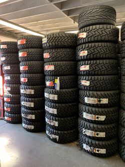 Huge mud tire sale !! TOYO Falken, in stock. Affordable brands in stock (message for prices)