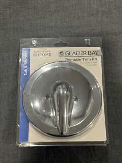 Glacier Bay Chrome Tub & Shower Remodel Trim Kit