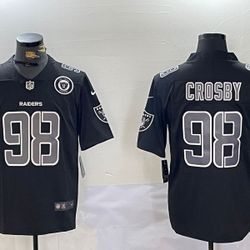2025 Adult Las Vegas Raiders Maxx Crosby NO.98 Football Jerseys