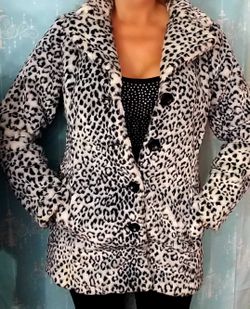 Xoxo animal print winter jacket