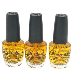 OPI Nail Treatment Lot 3 Natural Nail Strengthener Base Coat NT T60 Clear 0.5oz