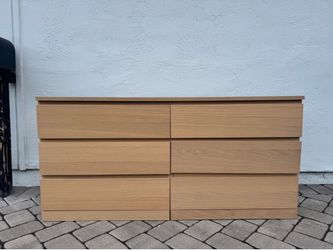 Ikea white oak dresser