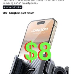 Motorcycle Bike Phone Holder Mount - [Not Block Camera] Bicycle Phone Holder Handlebar Cell Phone Clamp - [Silicone Wrapped] Scooter Phone Holder for