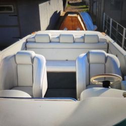 Old School Speed Boat Seats Pleated Design, Diamonds Etc.