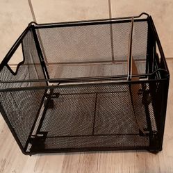 Mesh Hanging File Folder w/wheels 