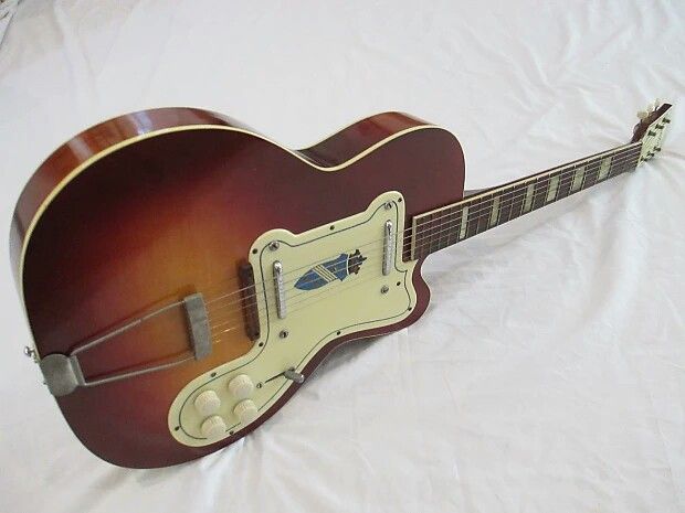 1954-1956 Silvertone 1381 "Thin Twin" Jimmy Reed! Kay K-161