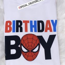 Customized Birthday Boy Shirt 🥳 Do you need custom orders?