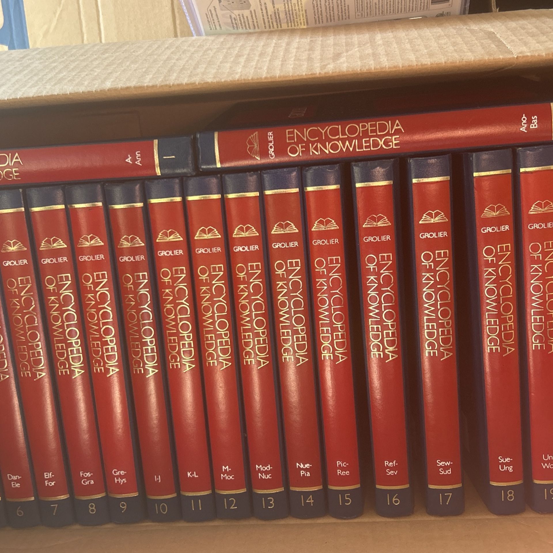 Grolier Encyclopedia Set