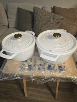 Tramontina 4-quart & 6-quart Enameled Cast Iron Round Dutch Oven, 2-pack