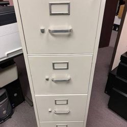 4 drawer Letter Size File Filing Cabinet. Hon Brand. Locking