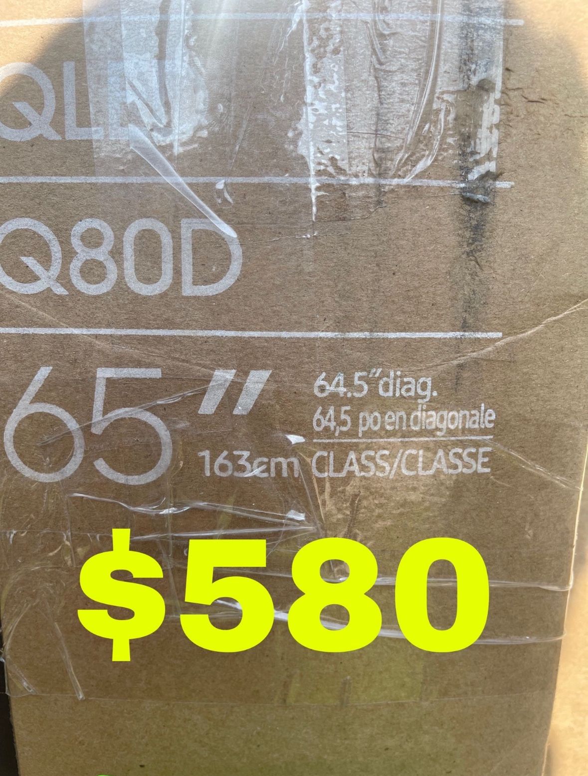 Samsung 65 QLED LED LCD 4k 120Hz TV 