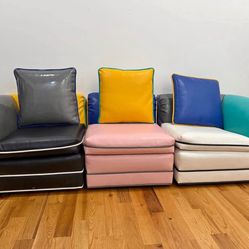 Colorful Modular Sectional Couch – Free Curbside Delivery