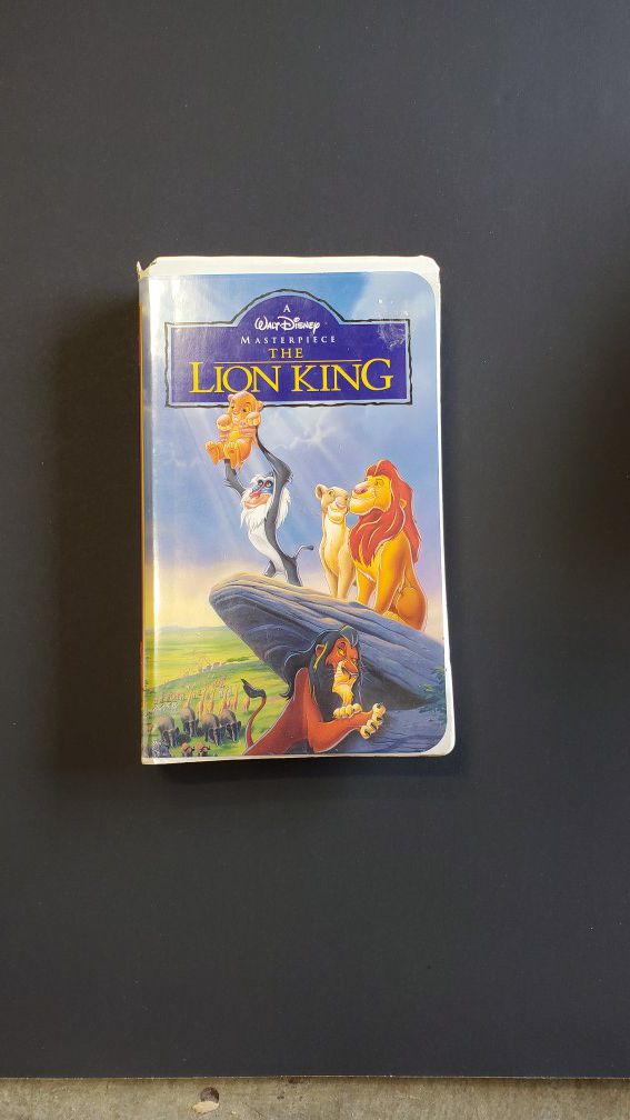 Disney Lion King VHS
