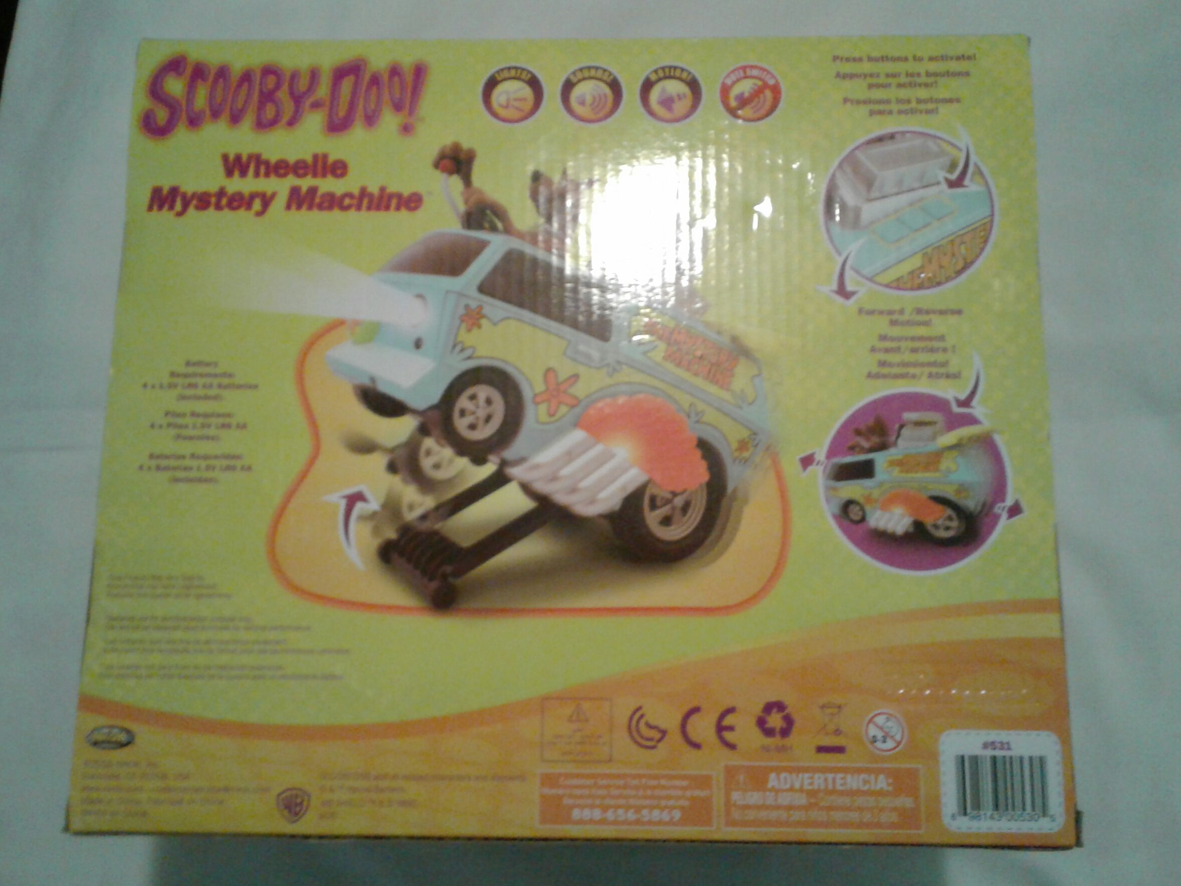Scooby doo hotsell wheelie mystery machine