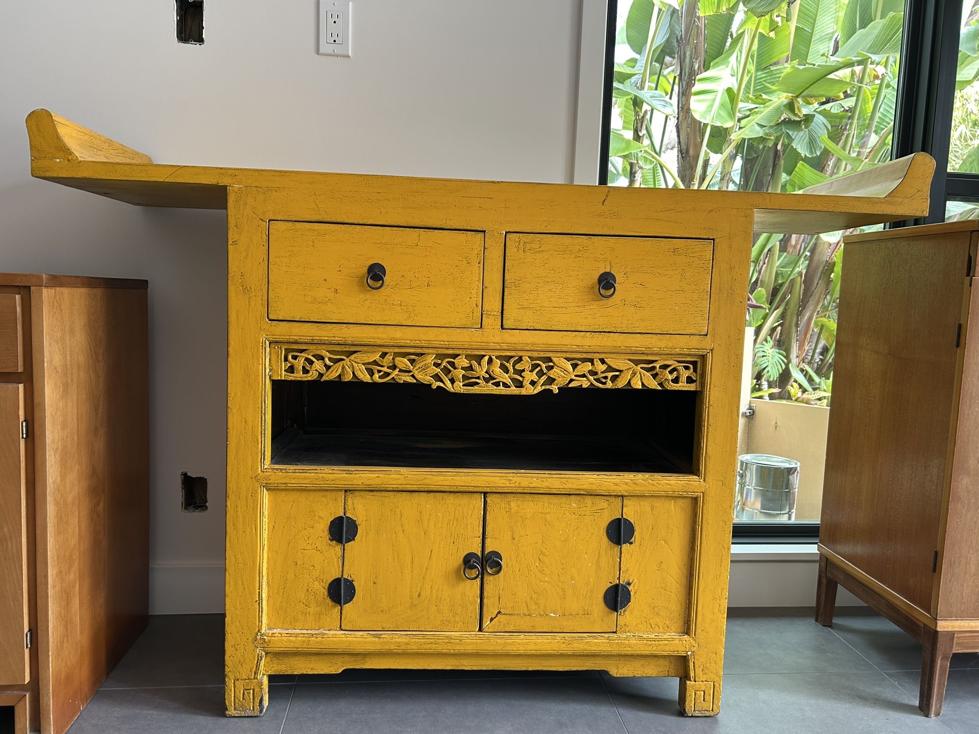 Indonesian Buffet Side Table