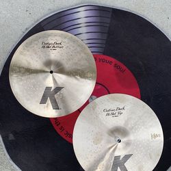 Zildjian K Series 14” Custom Dark Hi Hat Drum Cymbals BRAND NEW Retails for $639