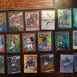 Football Parallels Cards 