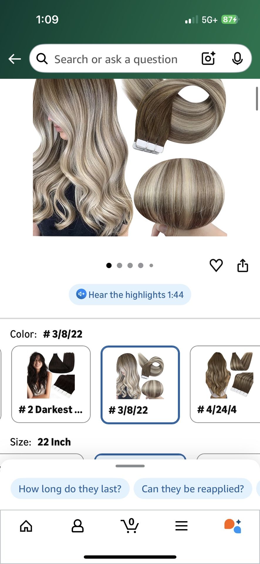 Tape in hair Extensions