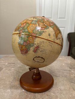 Vintage Replogle 12” World Globe with Wood Base – $40 OBO